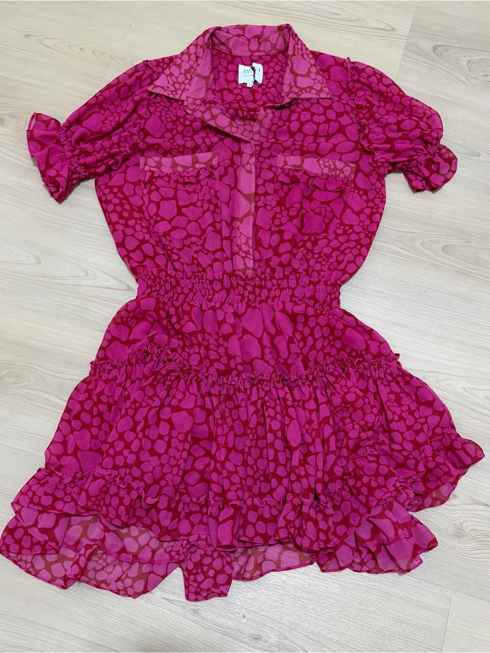 Misa Los Angeles Raspberry Mini Dress - Picture 6 of 9